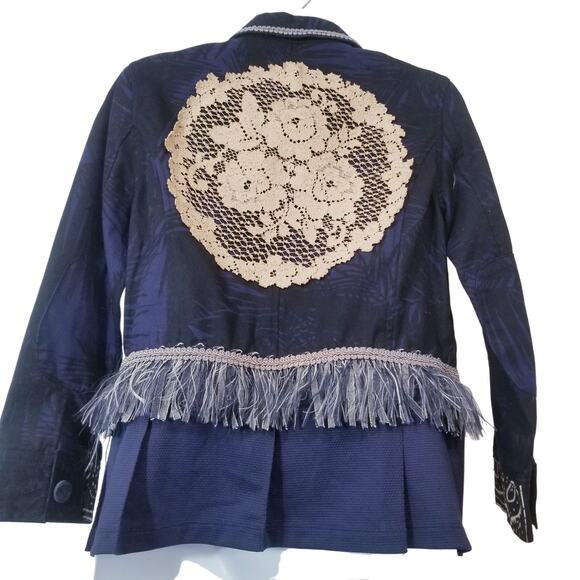 Proenza Schouler Patchwork Tassels Embroidered Jacket - Picture 4 of 12